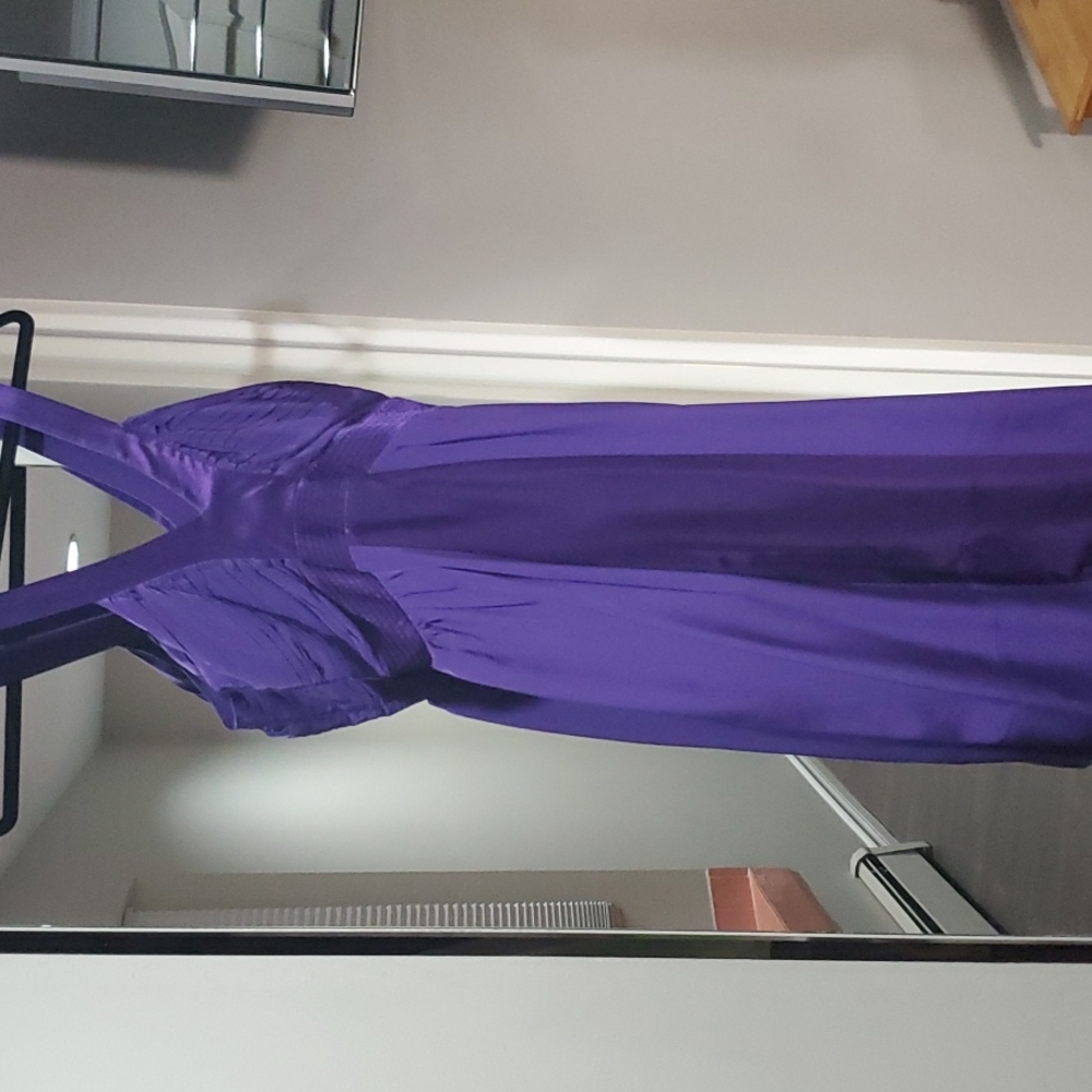 Elegant purple dress